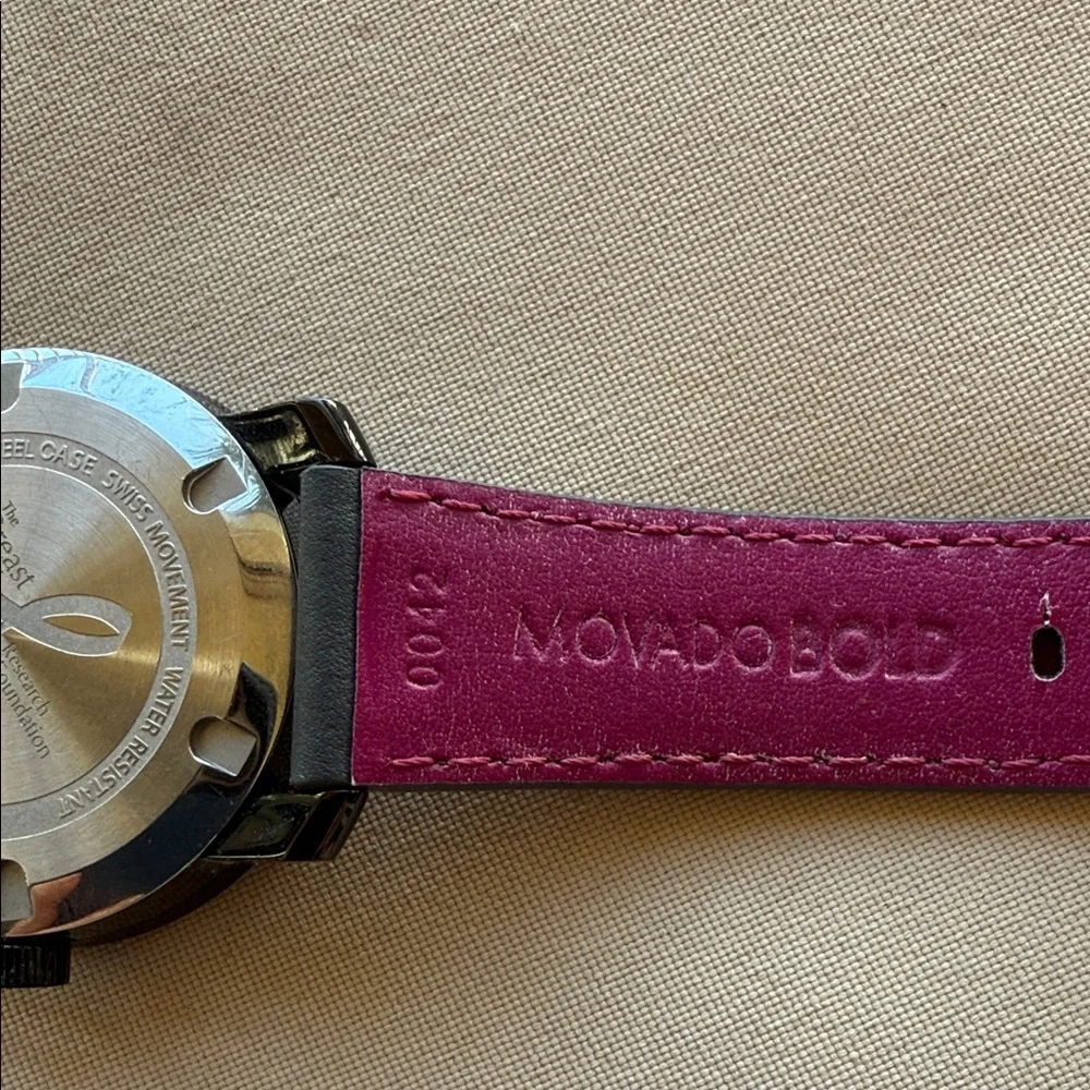 Movado Limited Edition Women’s Black and Pink Smartwatch